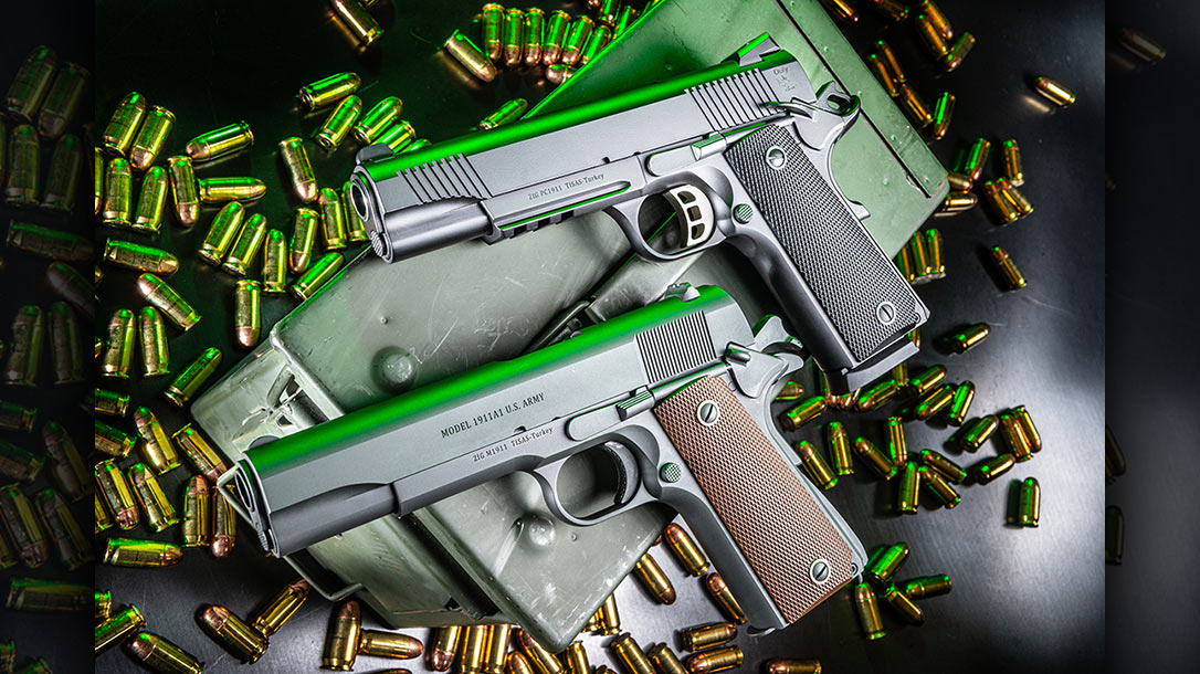Two Tisas 1911 models.