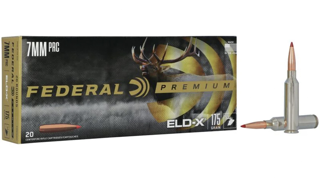 Federal Premium with Hornady ELD-X hunting bullets.