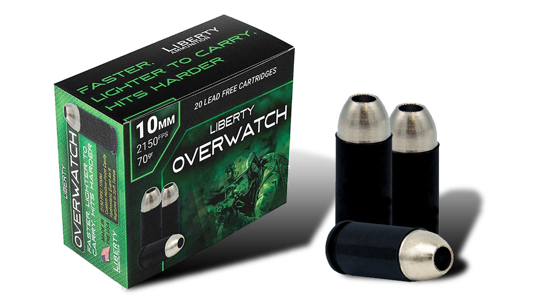 Liberty Ammunition OverWatch 10mm Defense Ammo.