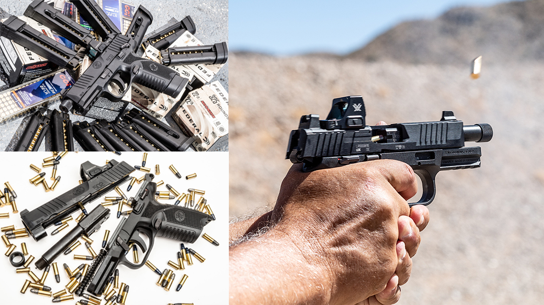 The FN 502 Tactical Torture test of 2,222 .22 LR rounds of ammo.