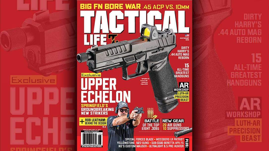 The Springfield Echelon in the July-August 2023 Issue of Tactical Life.