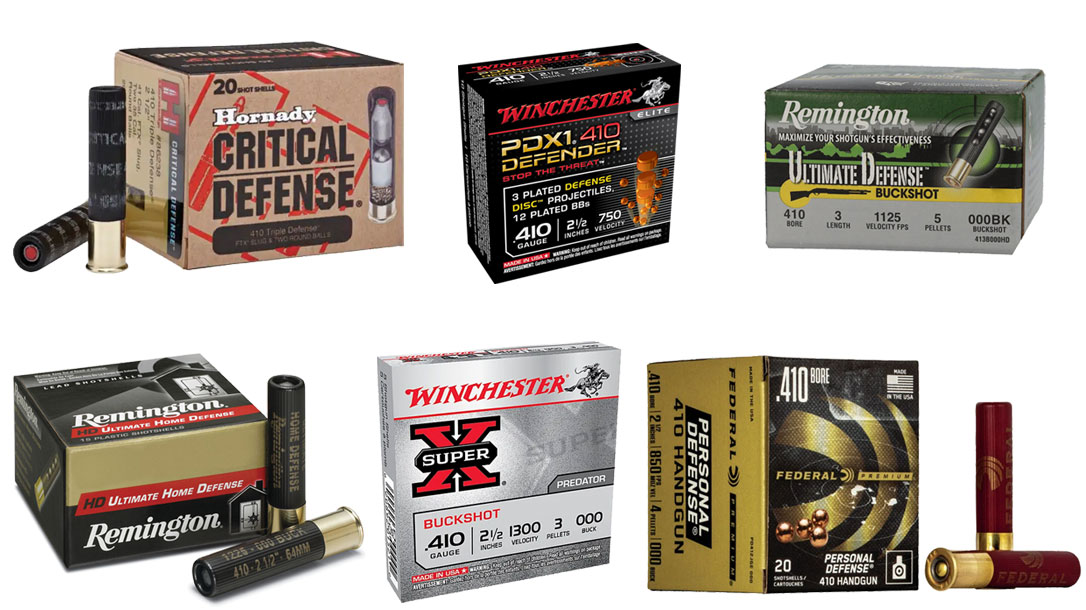 6 .410 Ammo Options for Home and Personal Defense.