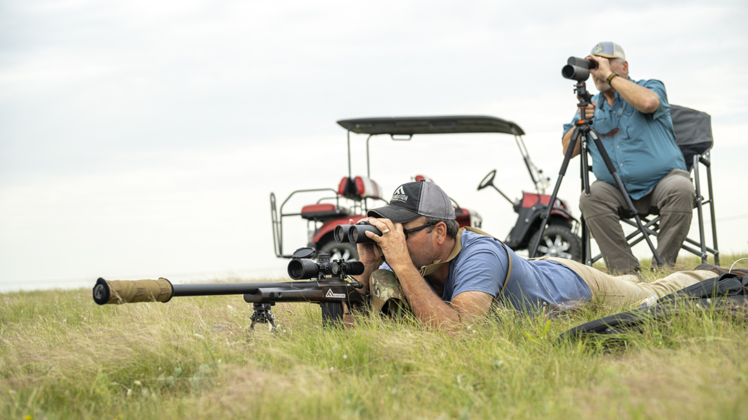 Shooting the H-S Precision HTR at Paul Nelson Farm.