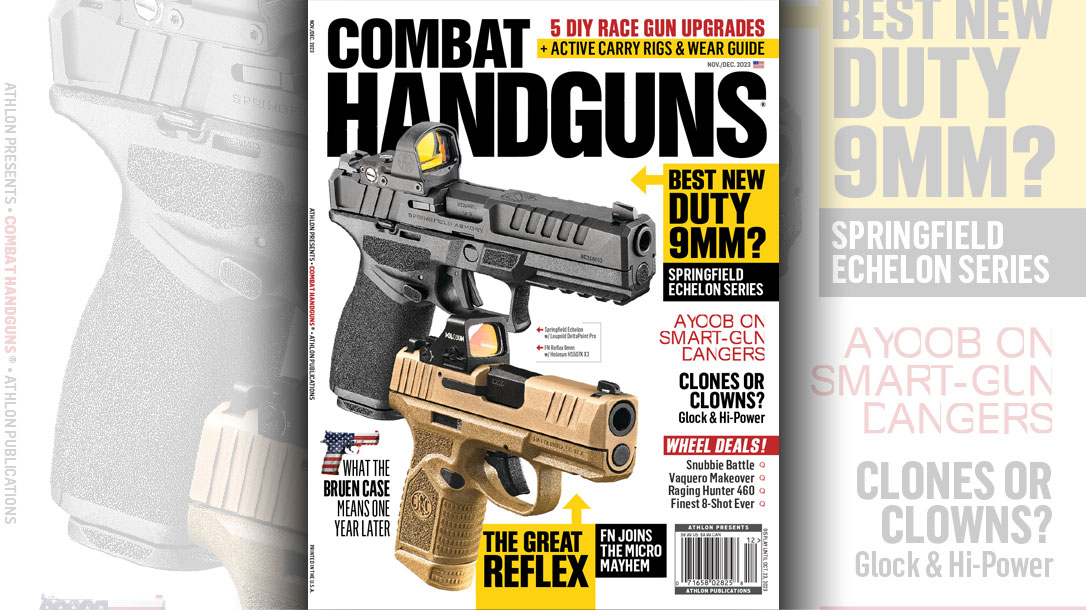 Concealed Carry and More in the Nov/Dec 2023 issue of Combat Handguns.