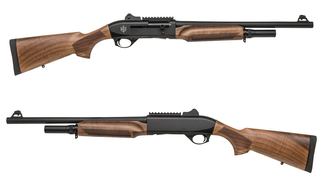 The Military Armament Corporation MAC 2 Tactical Wood Shotgun.
