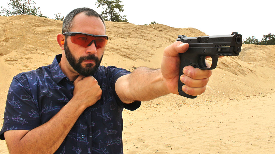 The Smith & Wesson Shield EZ.