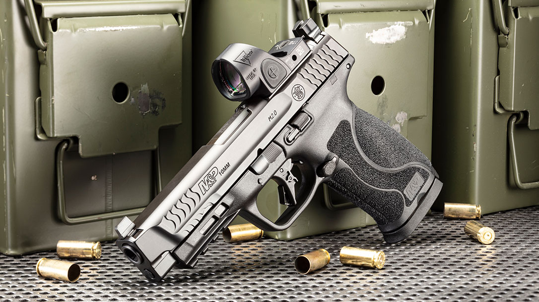 The Smith & Wesson M&P9 M2.0 10mm.