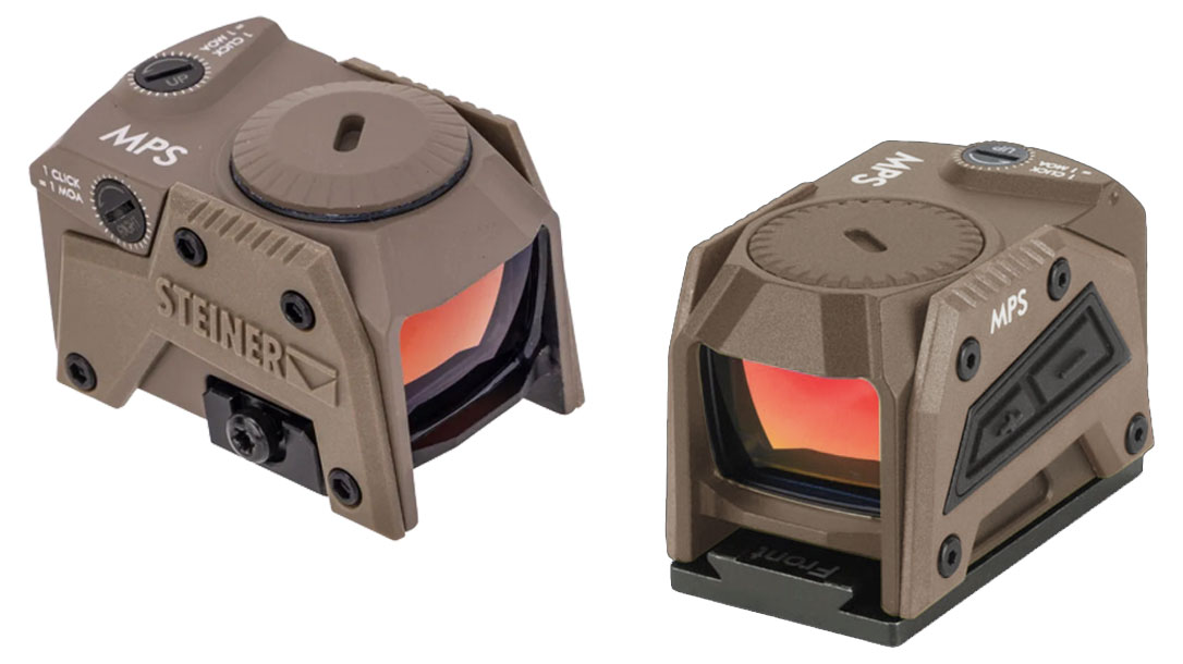 The Steiner MPS (Micro Pistol Sight) in FDE.