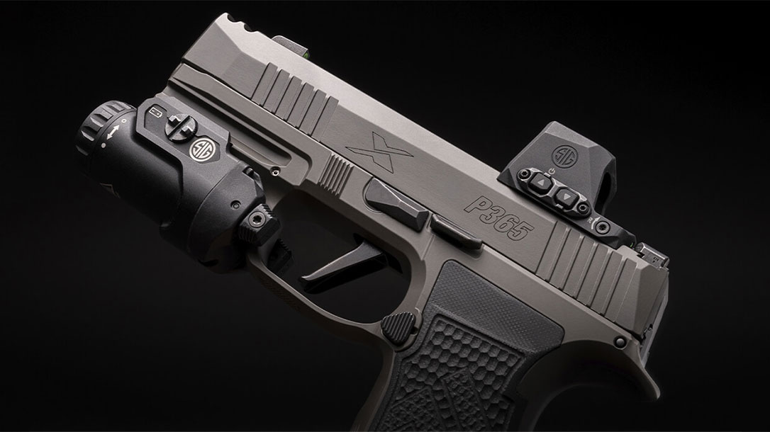 The SIG Sauer P365-AXG LEGION.