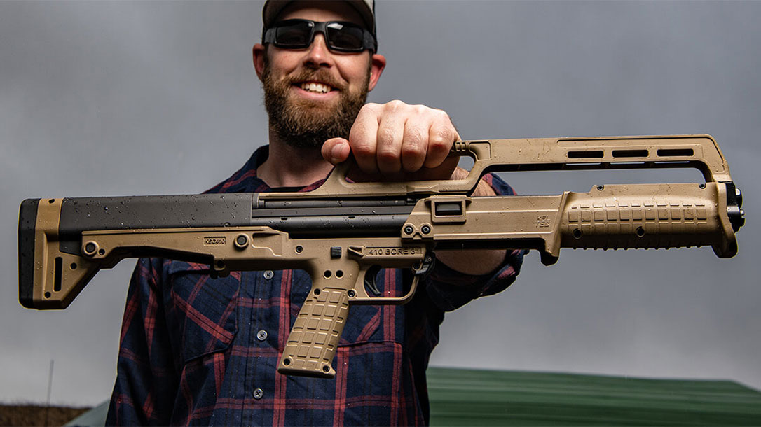 The KelTec KSG410 .410 Bullpup Shotgun.