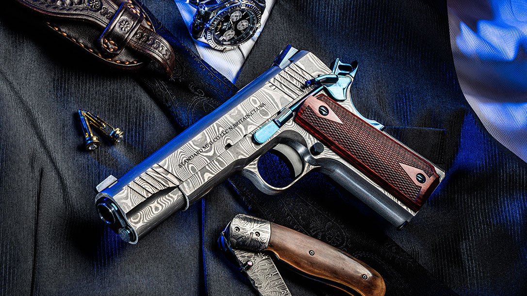 The Standard Manufacturing Damascus 1911.