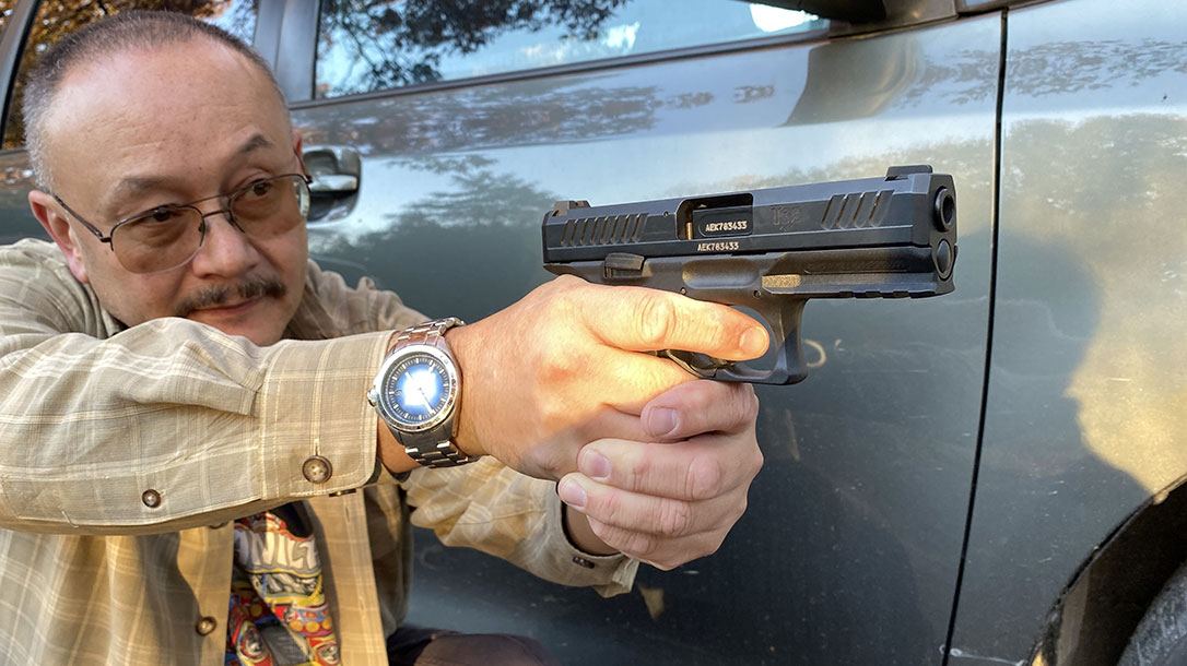 The Taurus TS9 was developed for the military and police market and was adopted by the Philippine National Police.