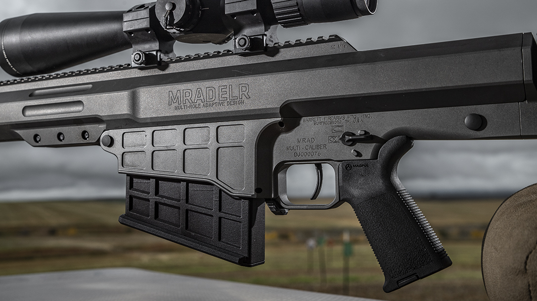 Barrett MRADELR rifle.