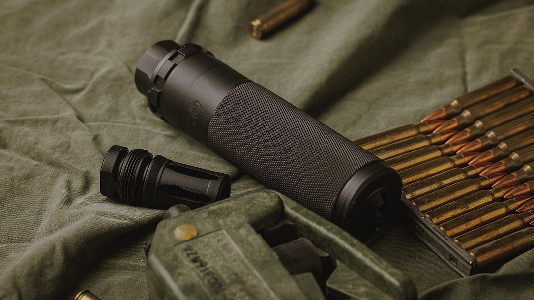 Dead Air Sierra-5 dedicated 5.56 suppressor.