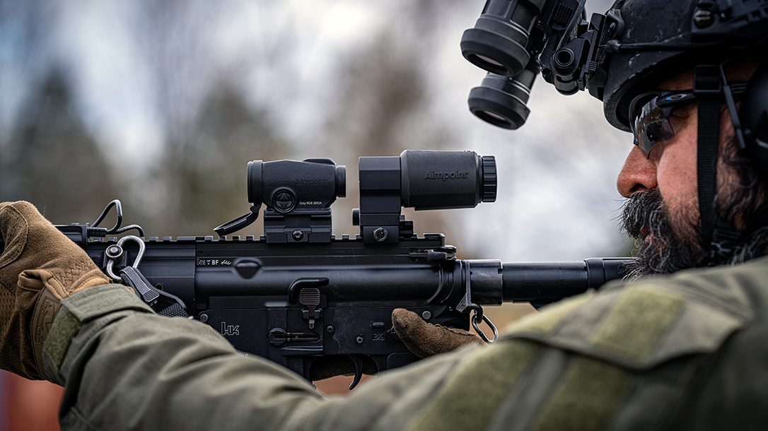 On the range with the Aimpoint 3X-P Magnifier.