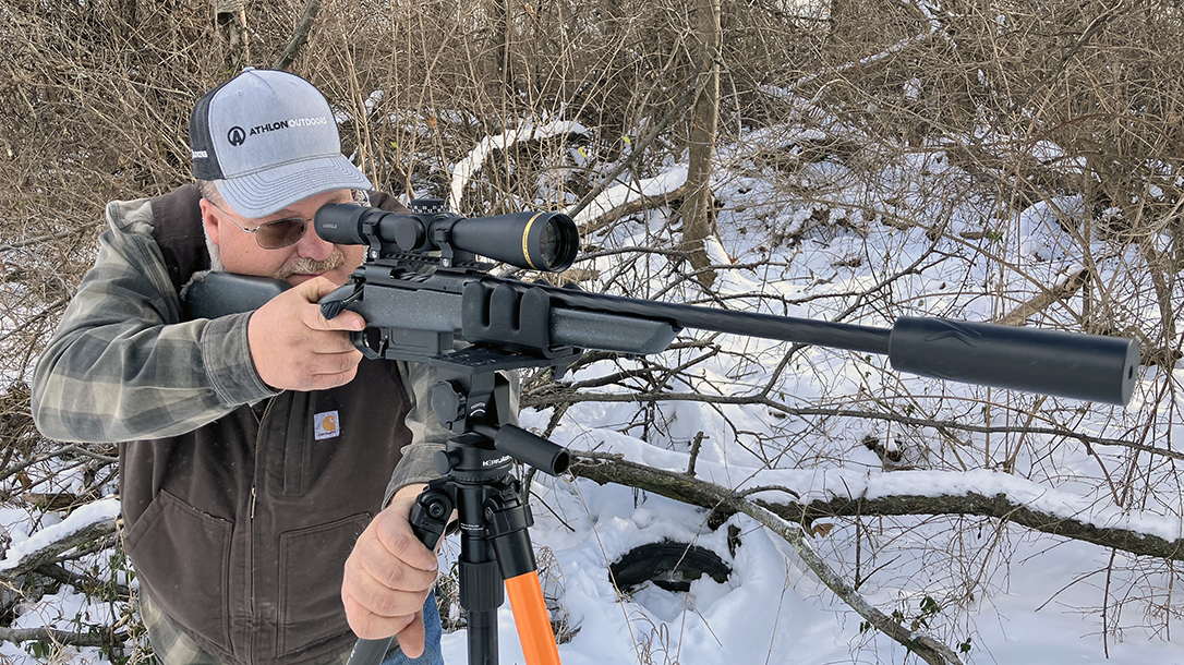 Shooting the Taurus Expedition rifle.