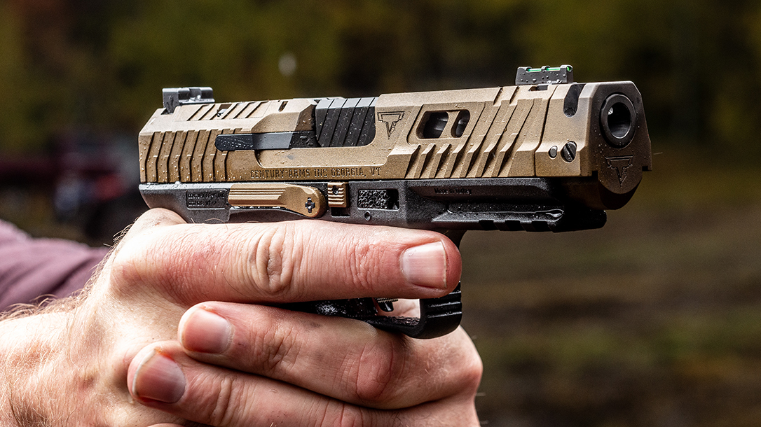 Shooting the Canik TTI Combat.