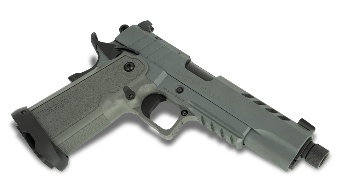 The New Tisas Night Stalker DS 1911 Provides Double Stack Capacity.