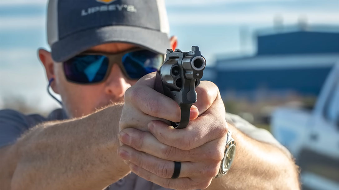 A new Lipsey’s Exclusive is this S&W Model 432UC 6-shot DAO revolver in .32 H&R Magnum.