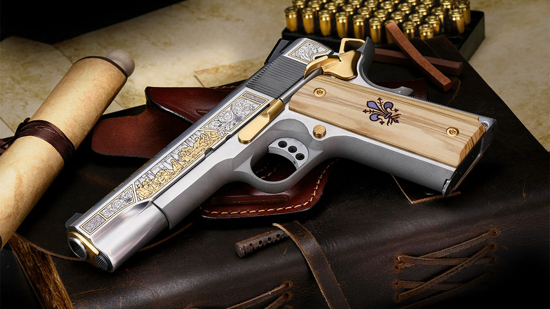The SK Customs Da Vinci Springfield Armory 1911.