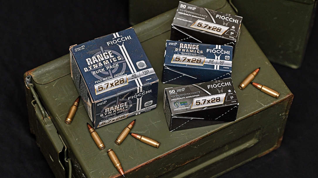 Fiocchi 5.7 Ammunition line.