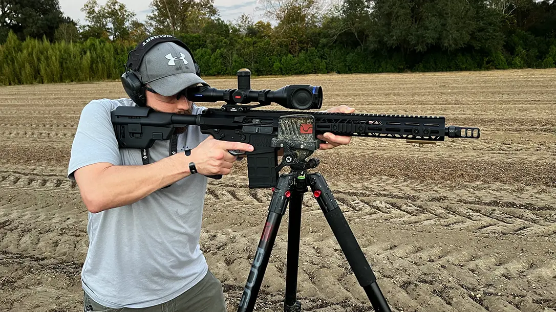 Shooting the Faxon Sentinel in 8.6 BLK.