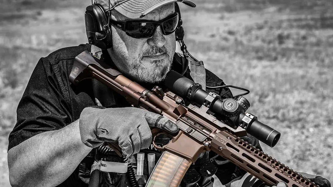 Learning how an AR-15 rifle works.