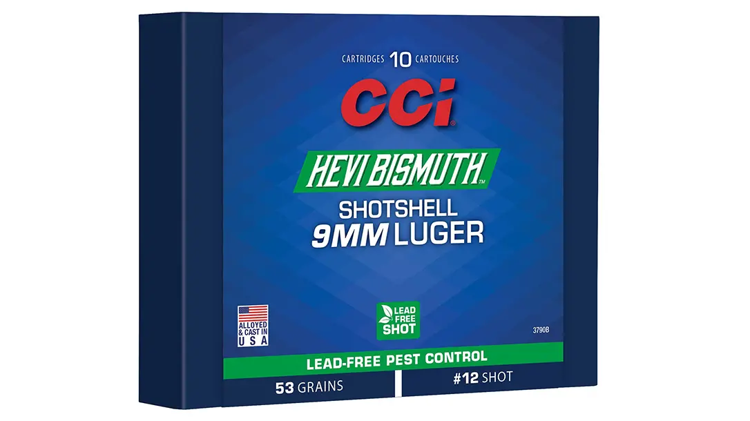 CCI HEVI-Bismuth Centerfire Handgun Shotshells.