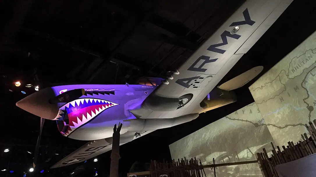 An Army plane at the World War 2 Museum.