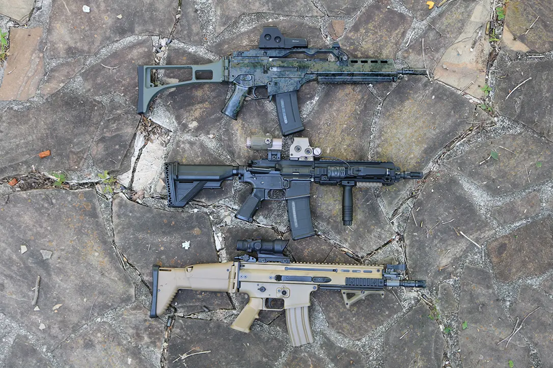 three cutting-edge carbines.