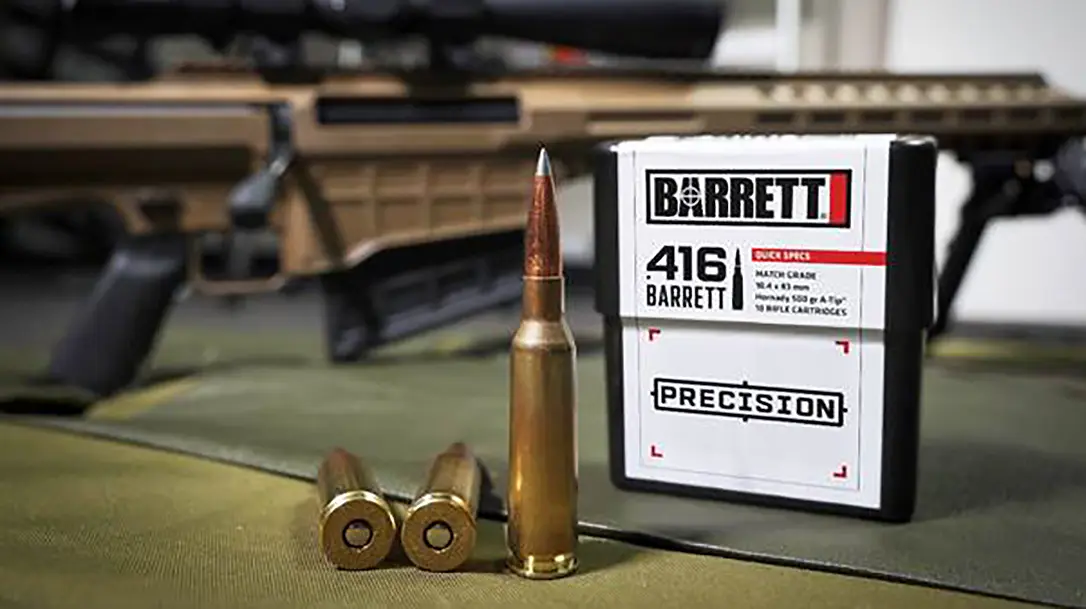 .416 Barrett Precision Ammunition.