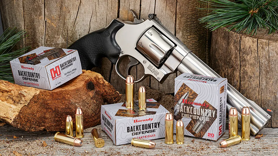 Hornady Backcountry Defense ammo.