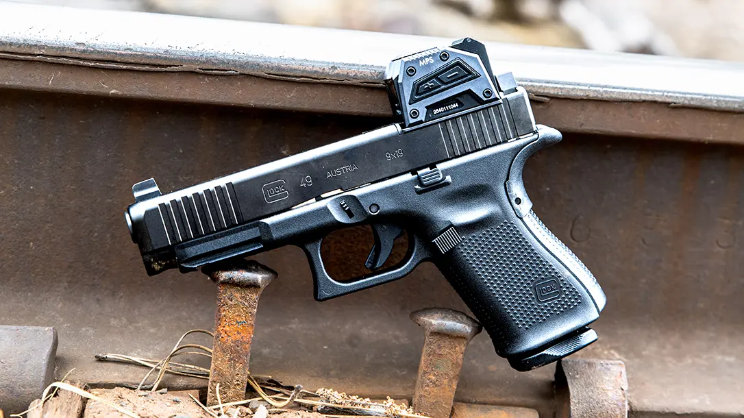 Glock G49 MOS pistol.