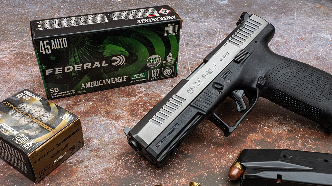 The CZ P-10 F Optics Ready: Keeping .45 ACP Alive and Well.