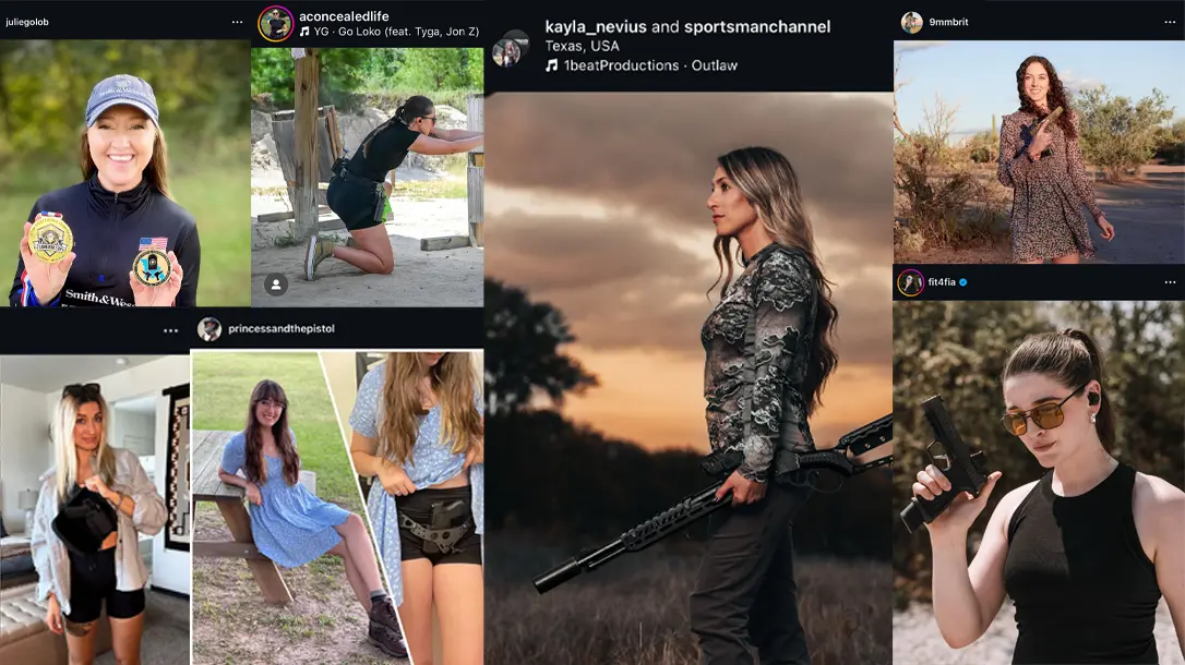 Top female Instagram influencers for shooters.