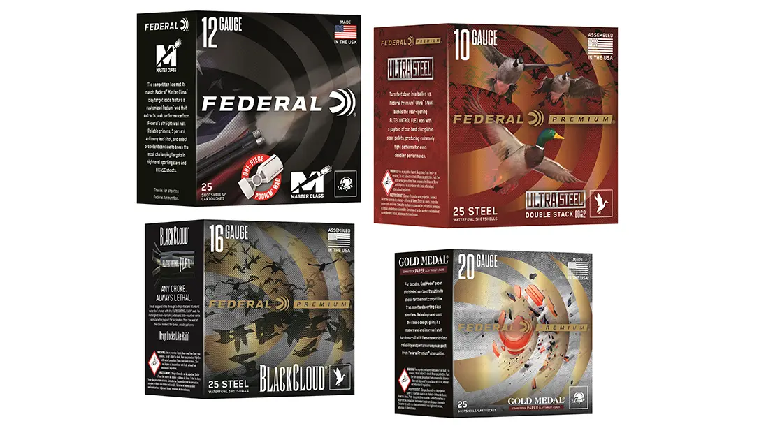 Federal Ammunition shotshells.