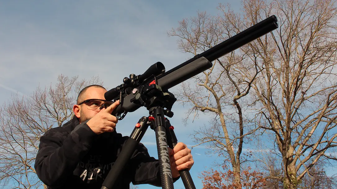 Shooting the Umarex Origin.