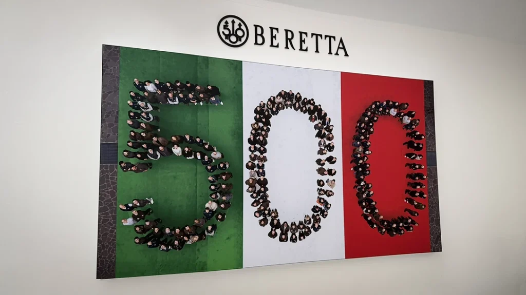 Beretta Celebrates 500 Years with an International Media Event.