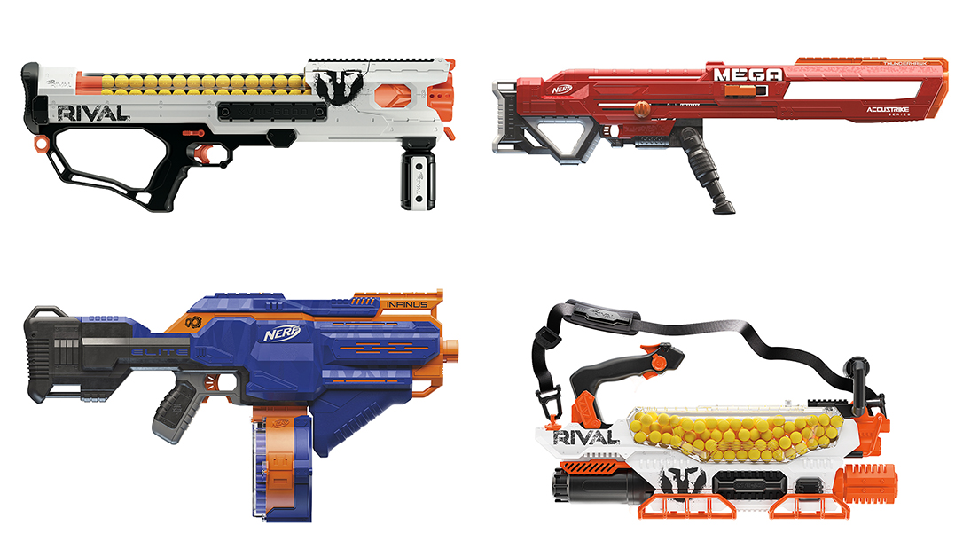 New Nerf Guns Fire at 8 Rounds Per Second, Feature Ammo Drums ...