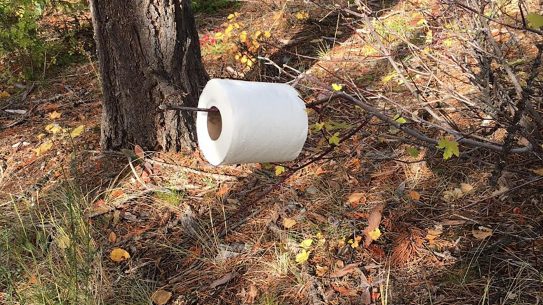 Shit in the Woods, Wilderness pooping, toilet paper