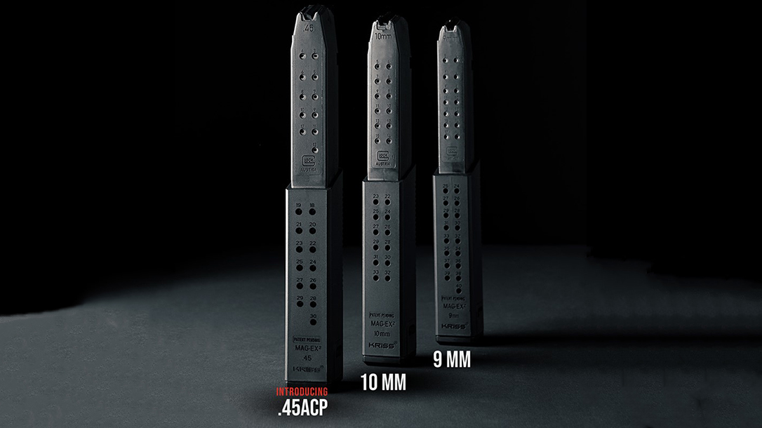 KRISS Mag-Ex2 .45 ACP, Glock Magazine extension.