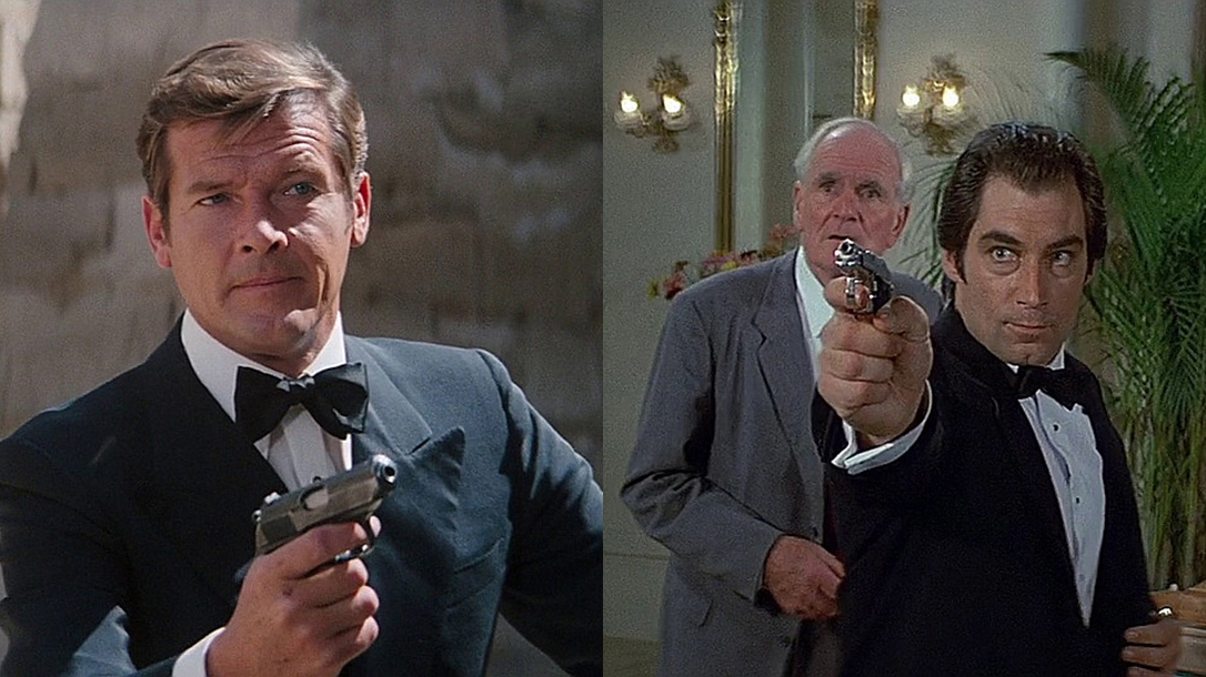 Roger Moore, Timothy Dalton, James Bond Guns