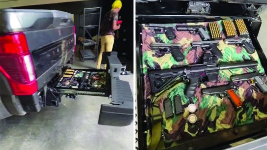 Hidden truck Gun Storage, truck bed