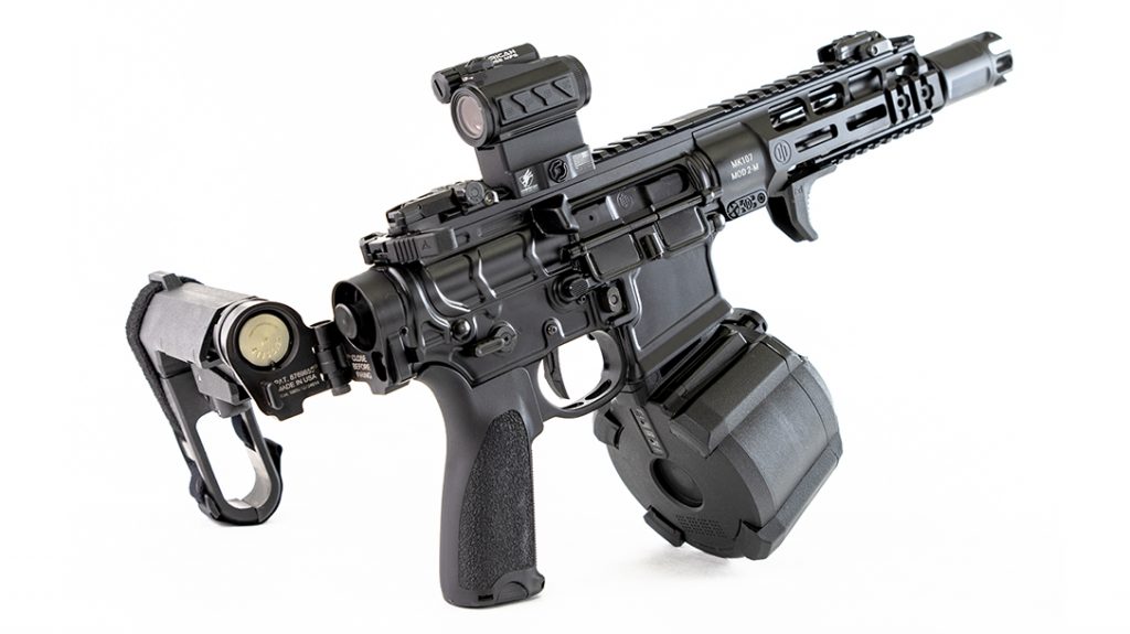 PWS MK107 Diablo ar pistol, folding stock