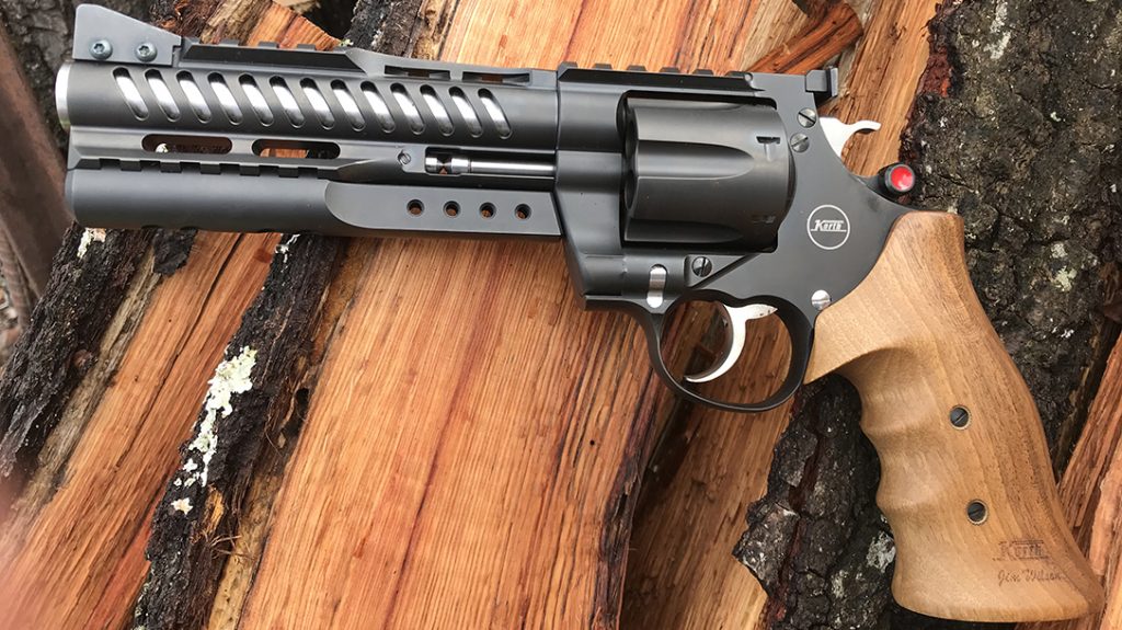 Korth NXR 44 mag revolver, 44 magnum, review, left