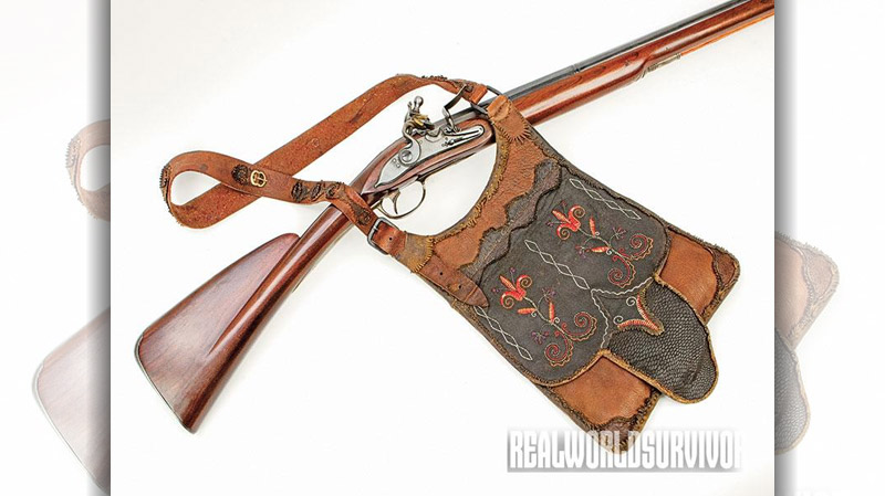 Shooting bag and Fusil de Chasse made by Shawn Webster.