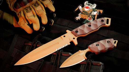 The Halfbreed Blades CCK-05 and MIK-01PS provide a combative edge to be reckoned with.