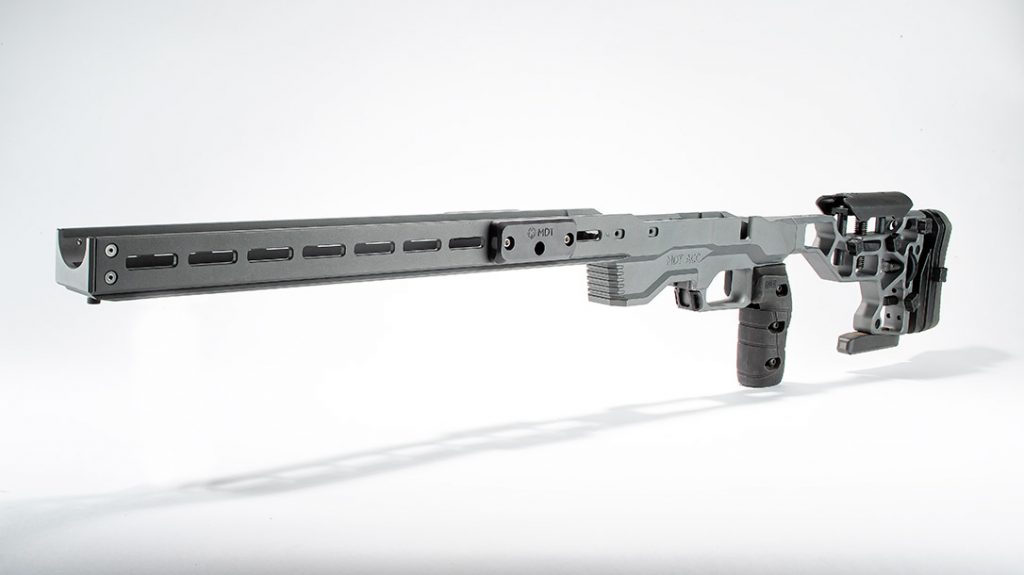 The MDT ACC features sophisticated simplicity, making it one of the most modular of the 7 top rifle chassis.
