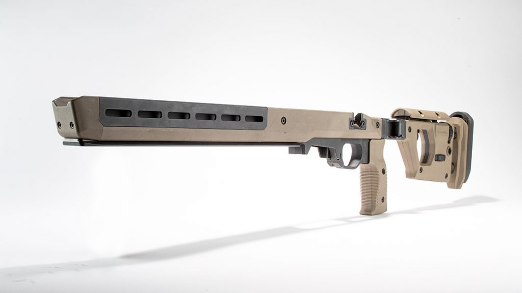 The Magpul Pro 700 proves that form follow function and rounds out the list of the 7 top rifle chassis.