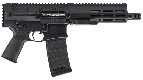 The DRD Tactical MFP-21 takedown pistol in 300 BLK or 5.56mm.